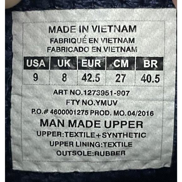 Under Armour Charged Bandit 2 Midnight Blue Running Sneakers Shoes Mens Size 9 - Picture 11 of 13